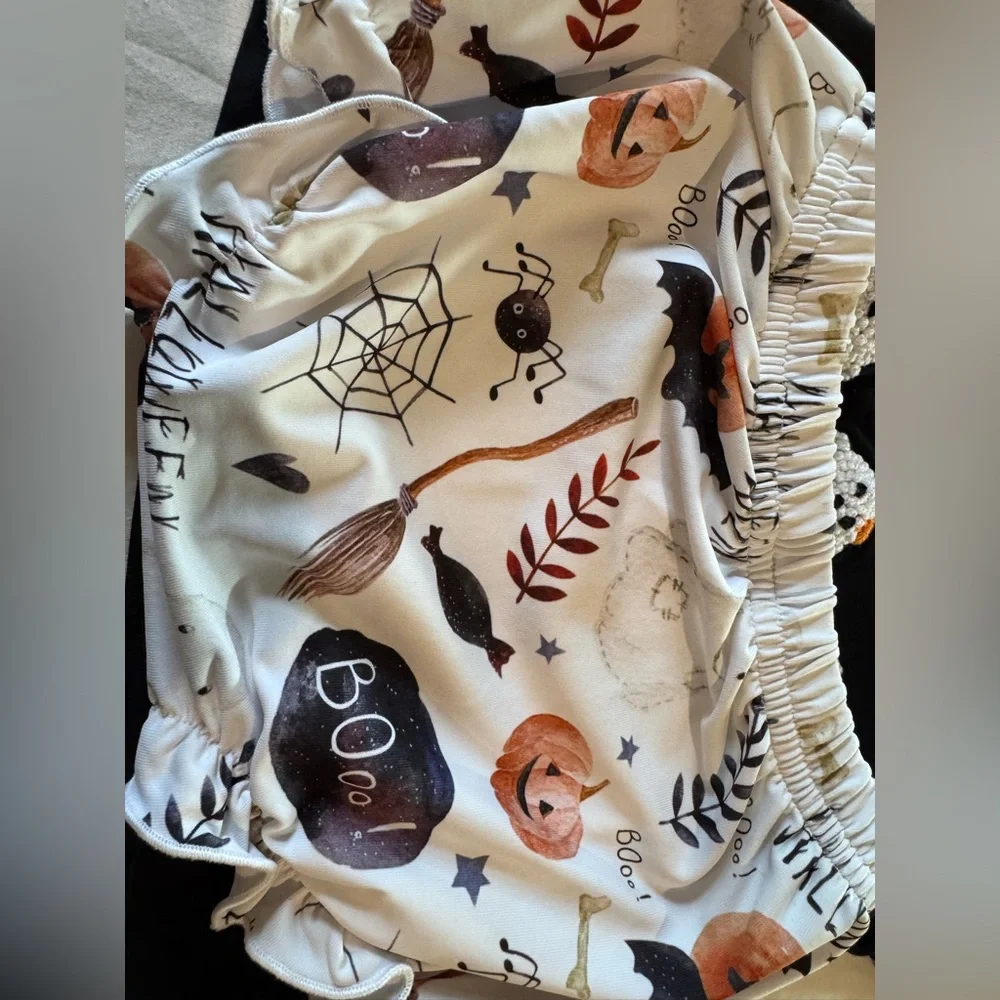Black and White Halloween Kids Outfit